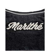 韓國代購 | Marithe EMBROIDERY LOGO SHOULDER BAG